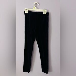 Lilly Pulitzer Girls Size Large (8-10) Navy Velvet Leggings